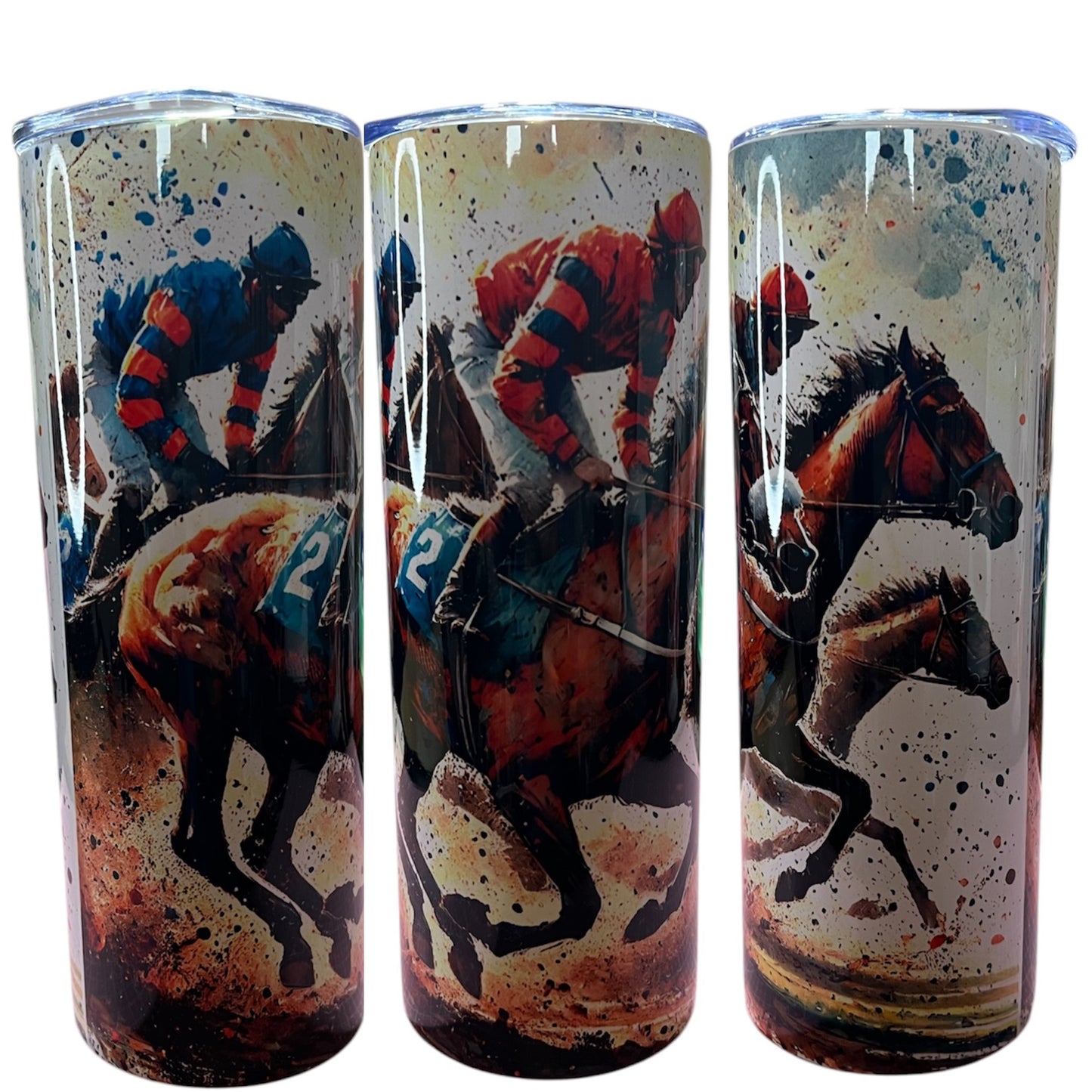 Horse racing tumbler