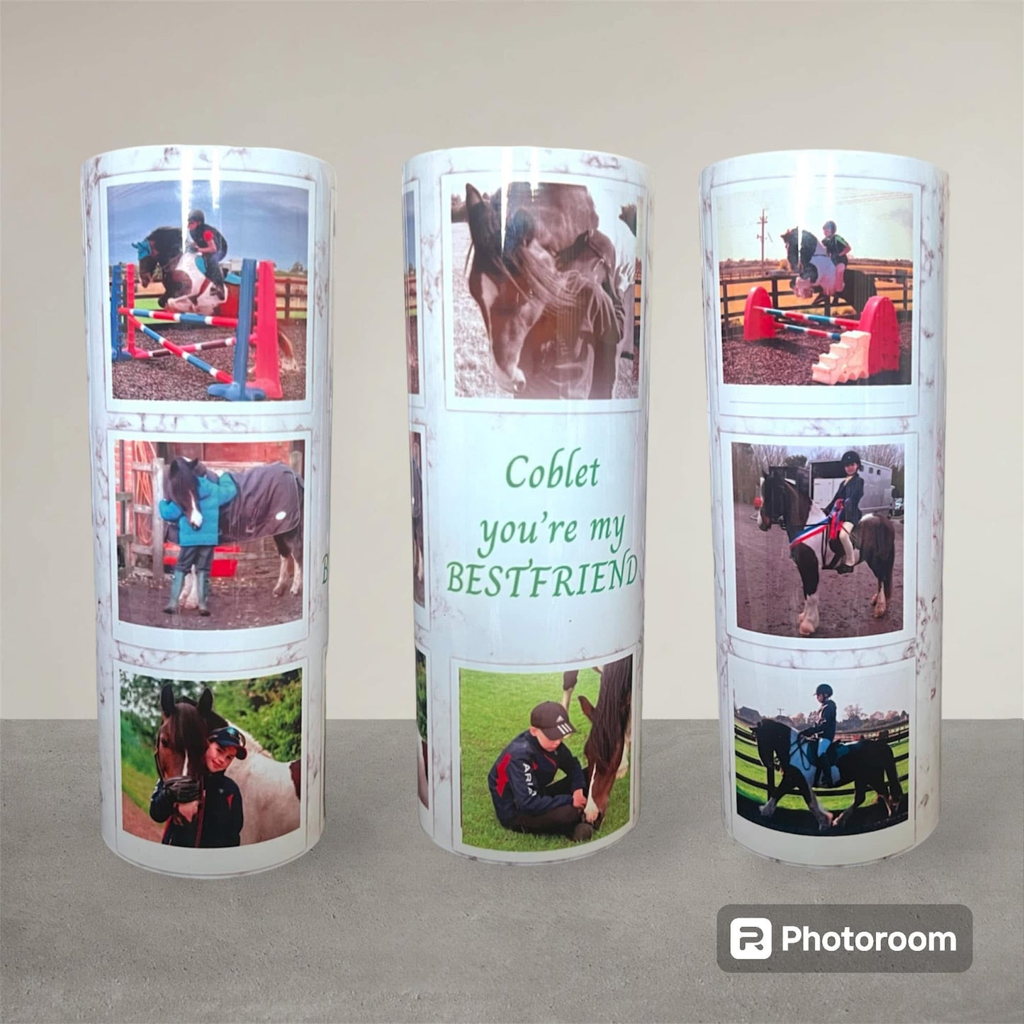 Personalised photo tumbler