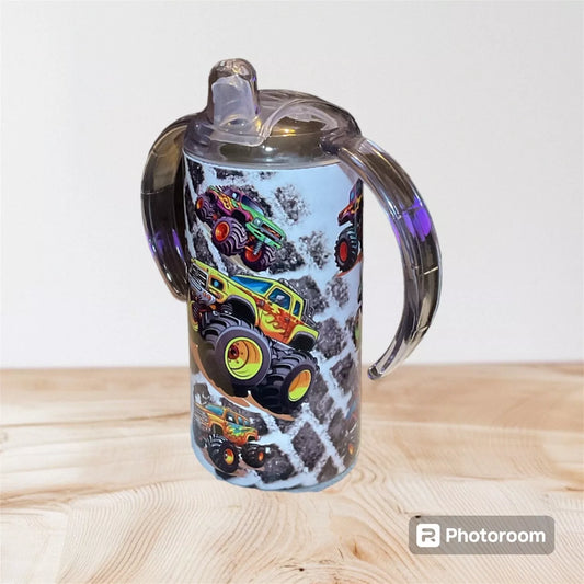 12oz tumbler Monster trucks