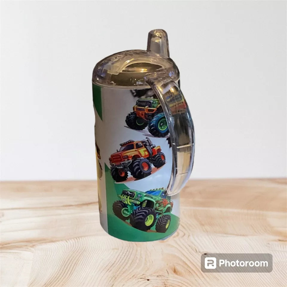 12oz tumbler Monster trucks