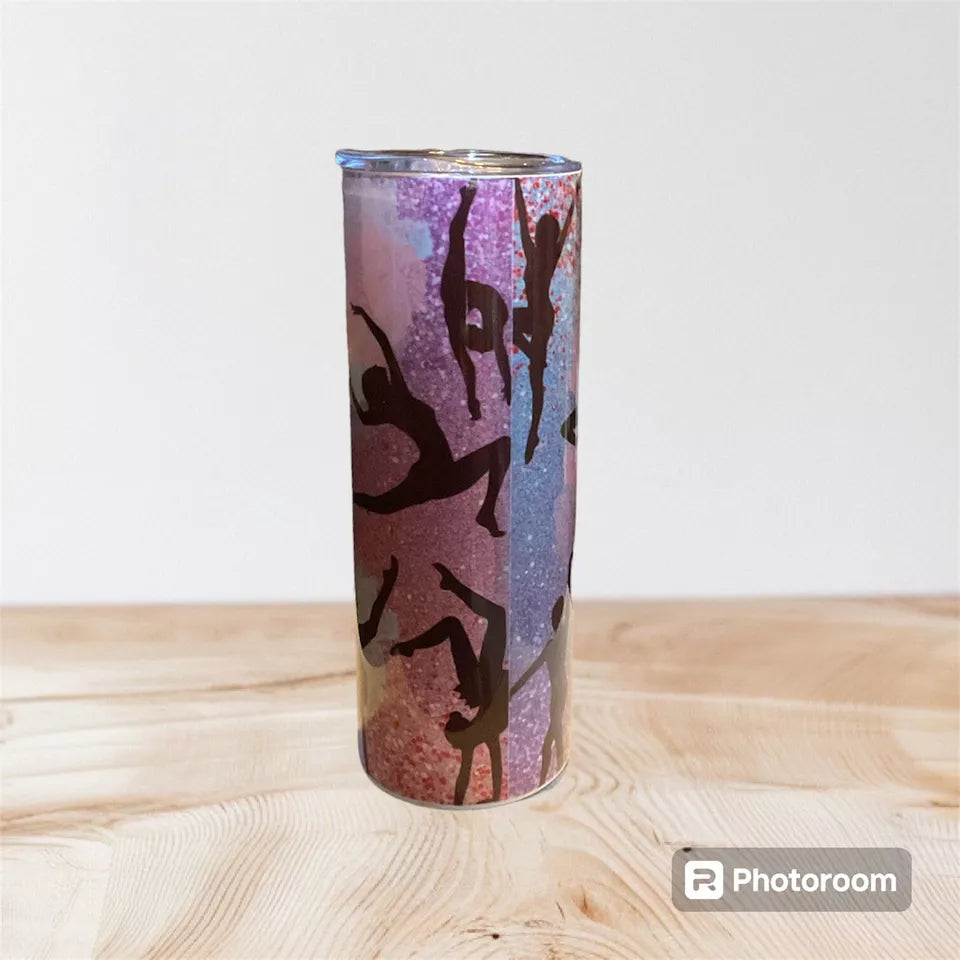 20oz tumbler Dance with your heart