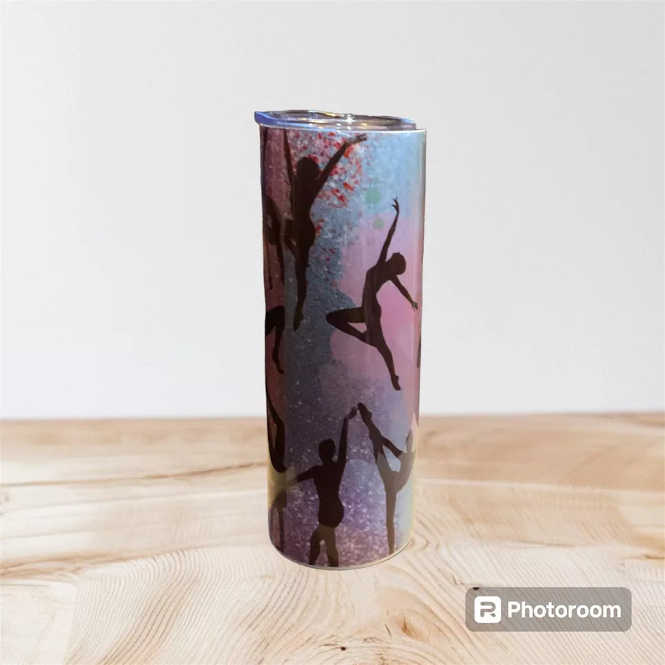 20oz tumbler Dance with your heart