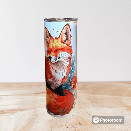 20oz tumbler Sleeping Fox