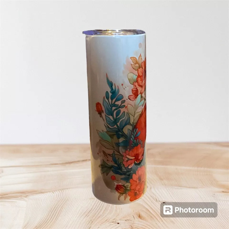 20oz tumbler Sleeping Fox